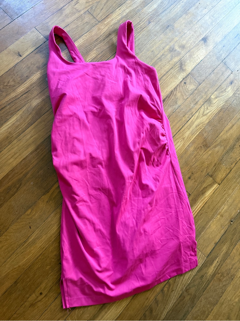 Old navy power soft maternity skort dress bright pink